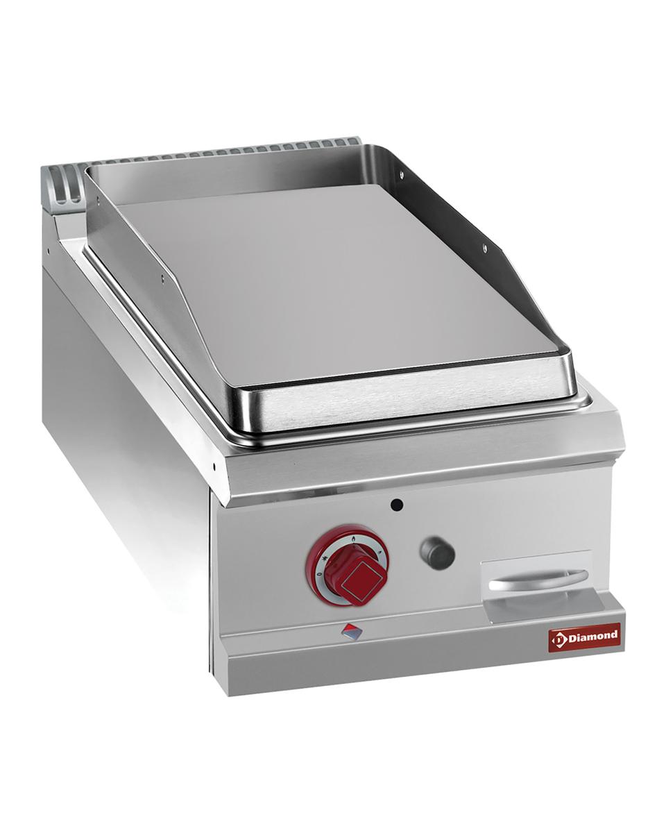 Plancha - Gaz - Lisse - 40 CM - Diamant - G7/PL4T