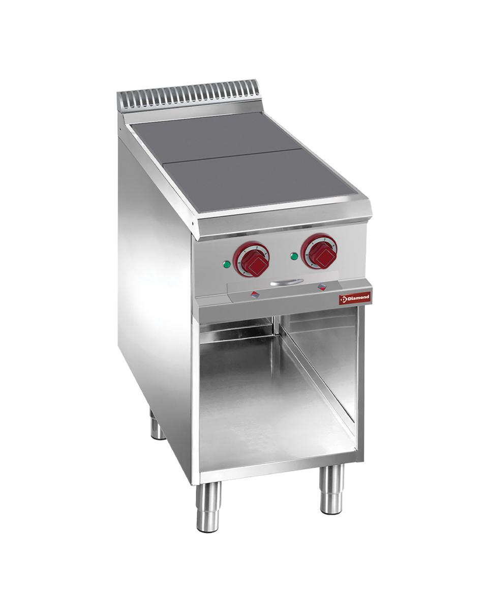 Cuisinière - Electrique - 2 Plaques - 30x30 CM - Fond Ouvert - Diamant - E7/2SPA4
