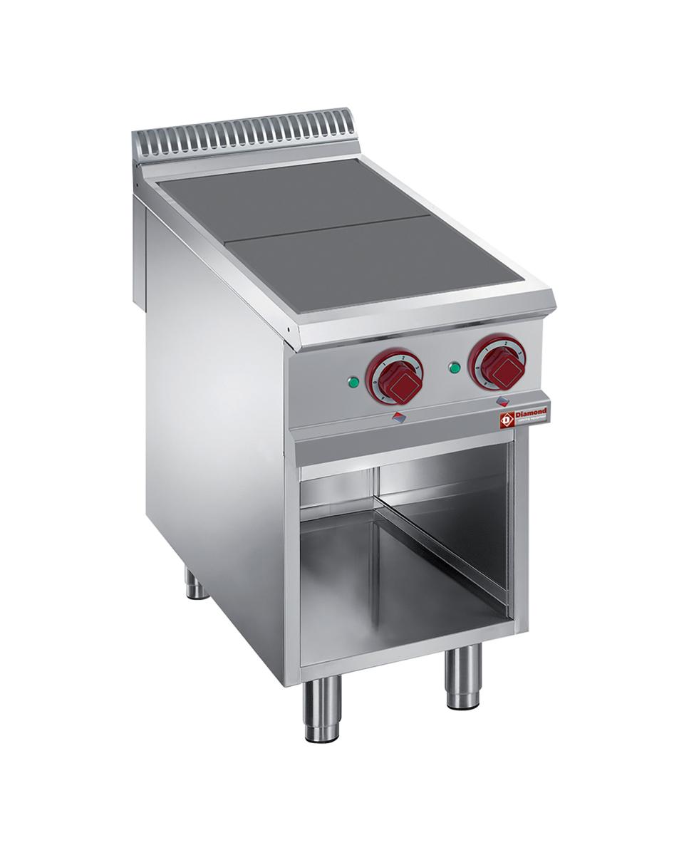 Cuisinière - Electrique - 2 Plaques - 30x30 CM - Fond Ouvert - Diamant - E9/2SPA4