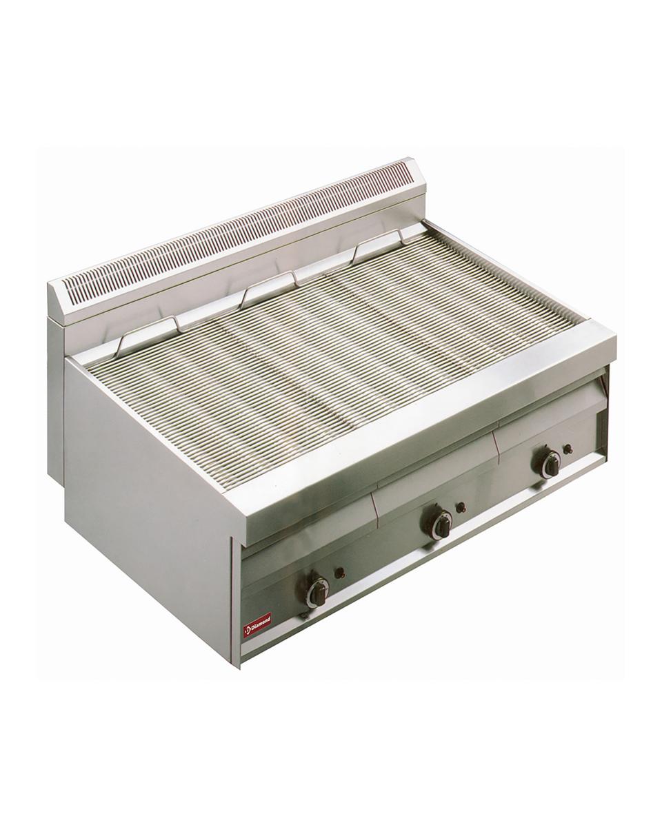 Gril à eau - 31,4kW - Gaz - 120 CM - Modèle de table - Diamant - GV1207