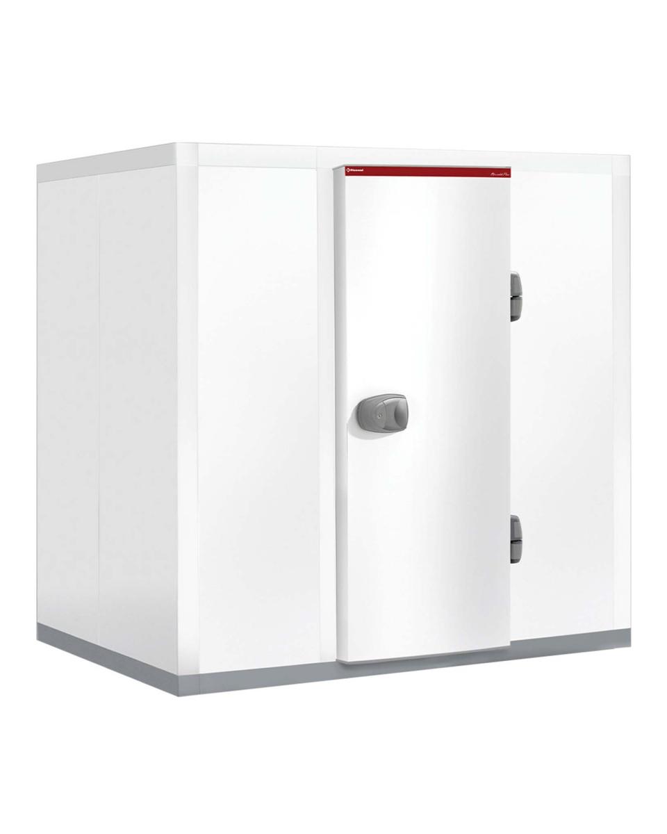Chambre de refroidissement - H 215 x 294 x 264 CM - 13037 Litre - Parois 100mm - Sans moteur - Diamant - C133A/10PM