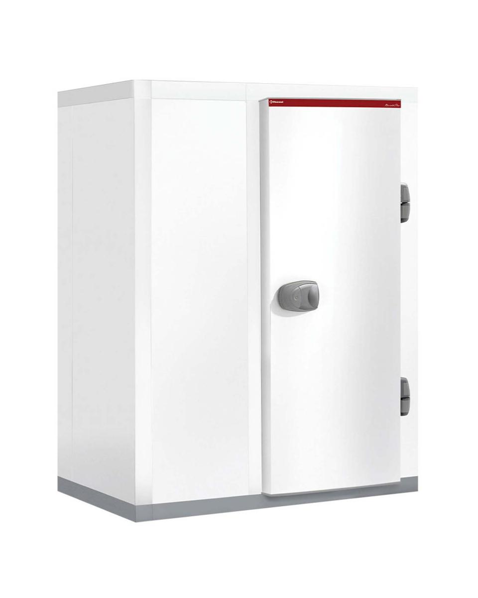 Chambre de refroidissement - H 211 x 140 x 110 CM - 2273 Litre - Parois 80mm - Sans moteur - Diamant - C26B/PM