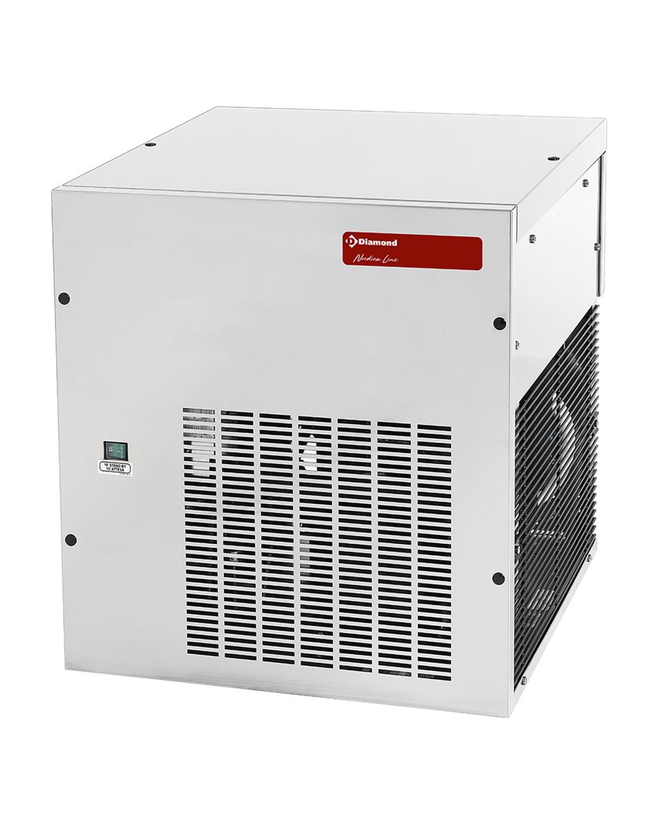 Machine à glaçons - 157 KG / 24h - Glace en écailles - Refroidi à l'eau - Sans trémie - Diamant - ICE160MWS-R2