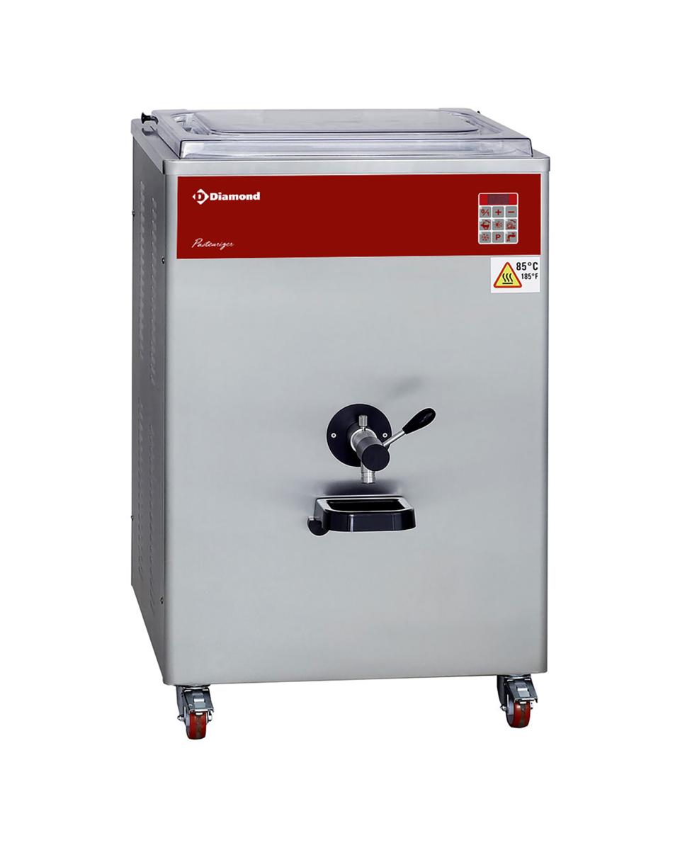 Pasteurisateur - 120 Litres/heure - Condenseur à eau - 400V - Diamond - SPS/120W
