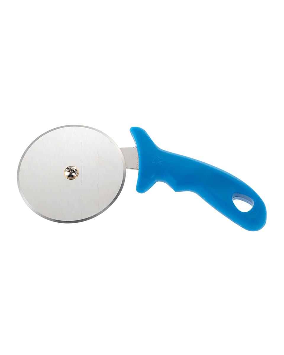 Roulette à Pizza - 24 CM - Bleu - Acier Inoxydable - Diamant - AC-ROM