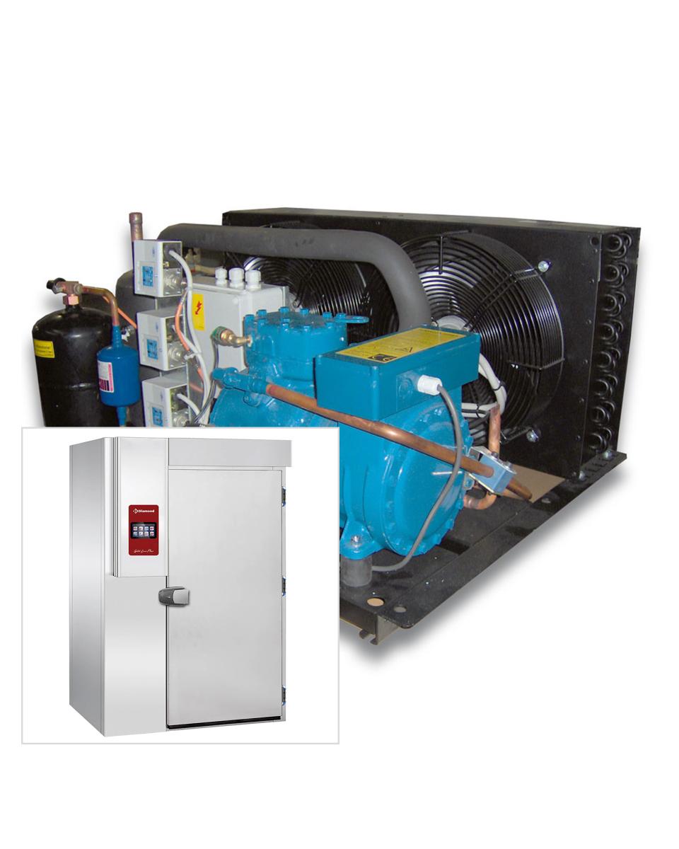 Cellule de refroidissement rapide à compresseur - DBT201/TS-GR - 85/60 KG - Diamant - GF22-A