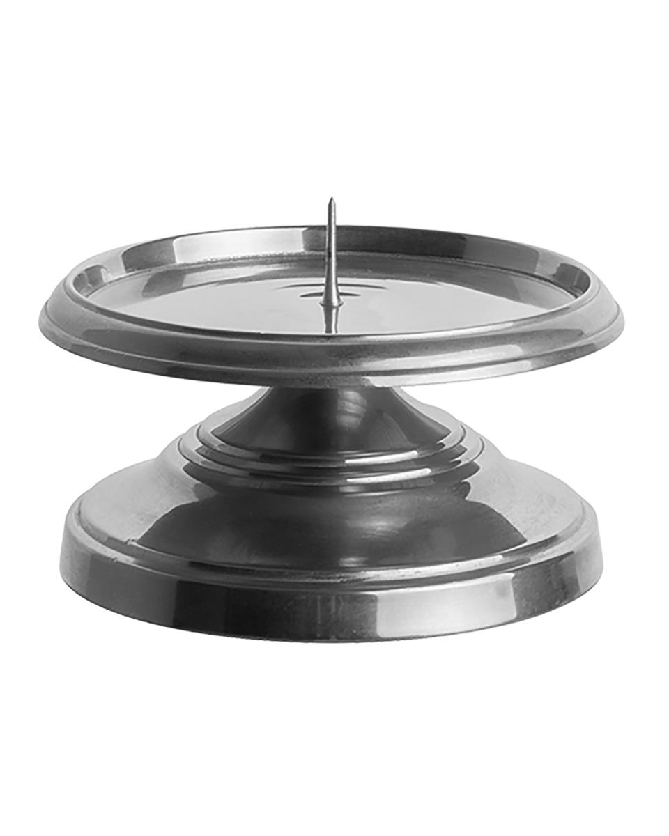Bougeoir - H 6 CM - 0,5 KG - Ø12 CM - Laiton - 705021