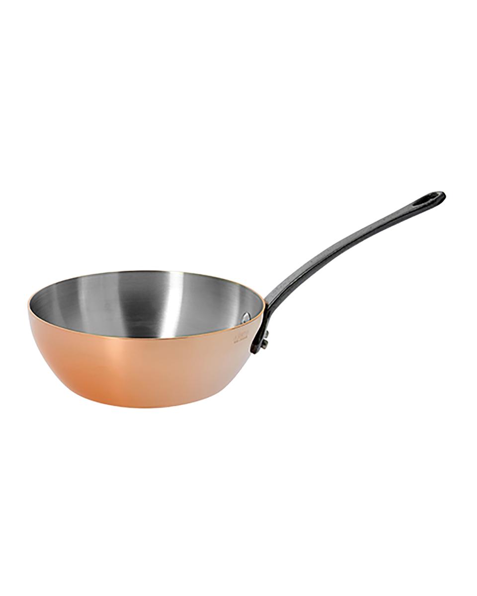 Sauteuse - H 8 CM - 1,93 KG - Ø24 CM - Cuivre - 2,9 Litre - Acheteur - 512006