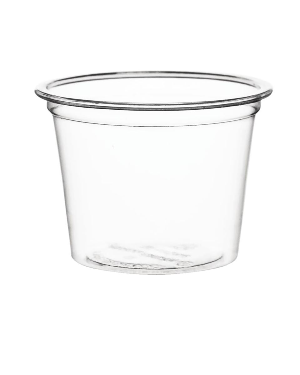 Pot à sauce jetable - 2,8 CL - 5000 pièces - H 3,5 CM - Pla - Vegware - CL681