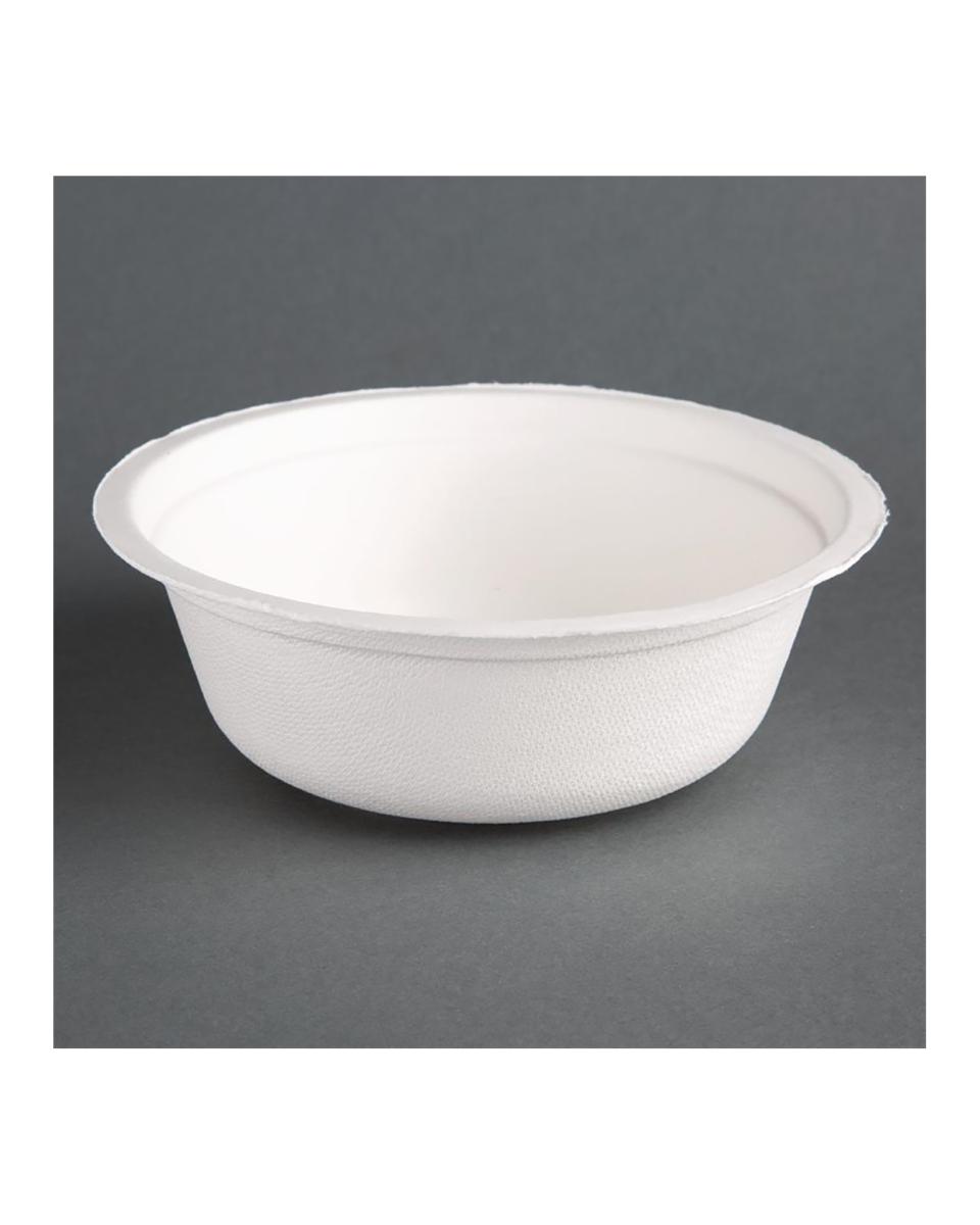 Bols jetables - 0,51 Litre - 50 pièces - Ø 15,3 CM - Bagasse - Fiesta Green - CT766