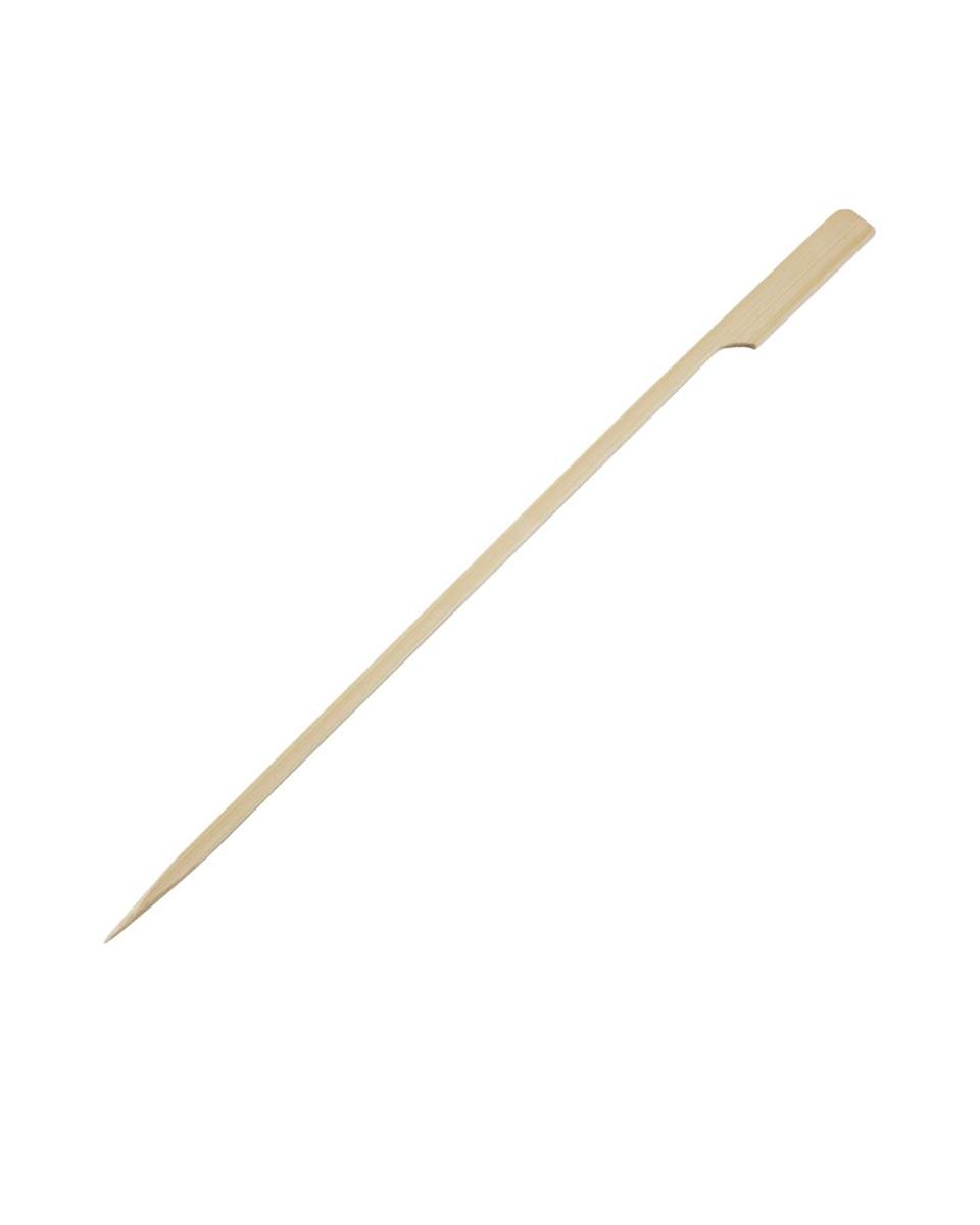 Bâtons de bambou - 100 pièces - 21 CM - Bambou - Vert Fiesta - DB497