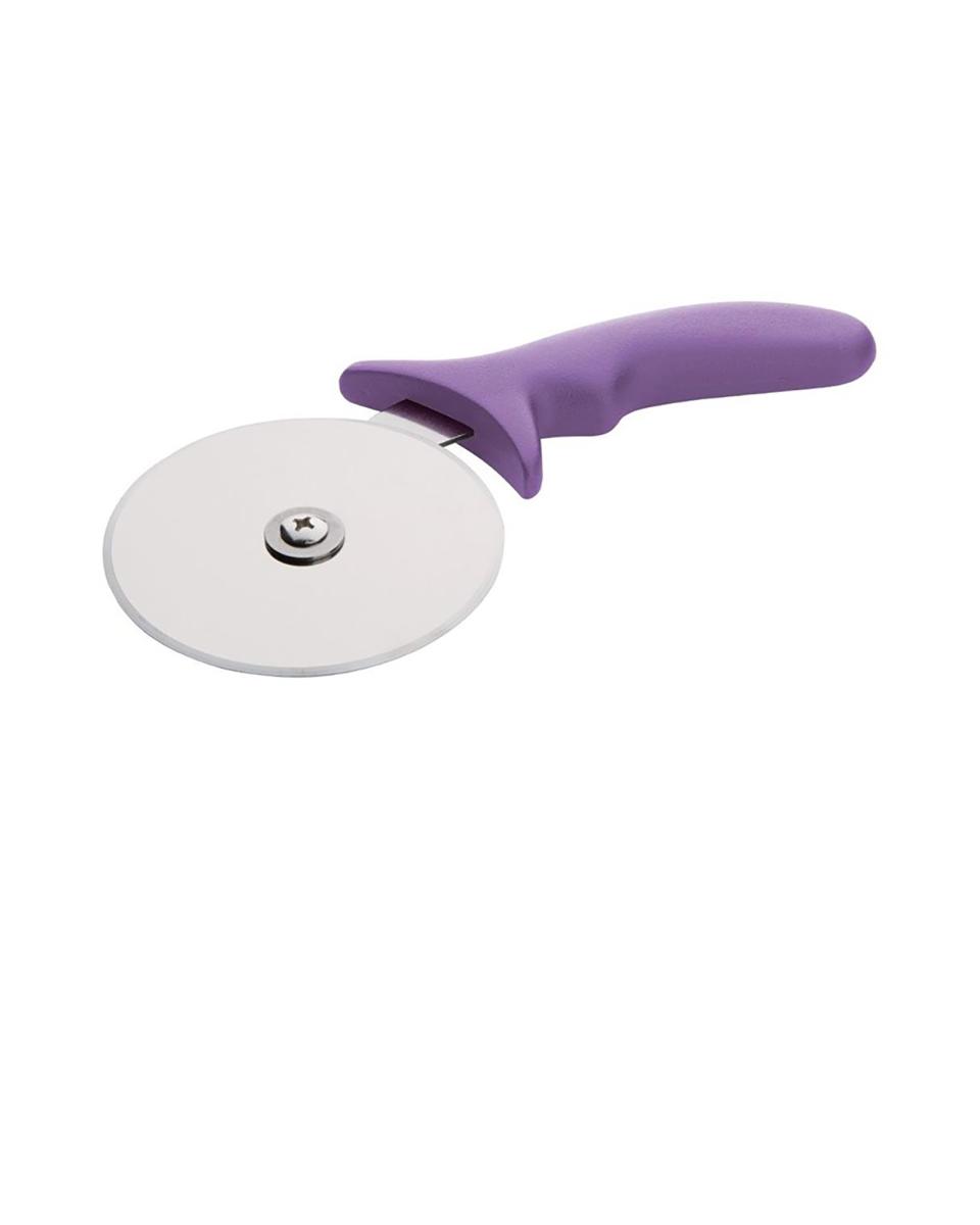 Coupe-pizza - Violet - H 2,3 x 10 x 22,9 CM - Hygiplas - FE284