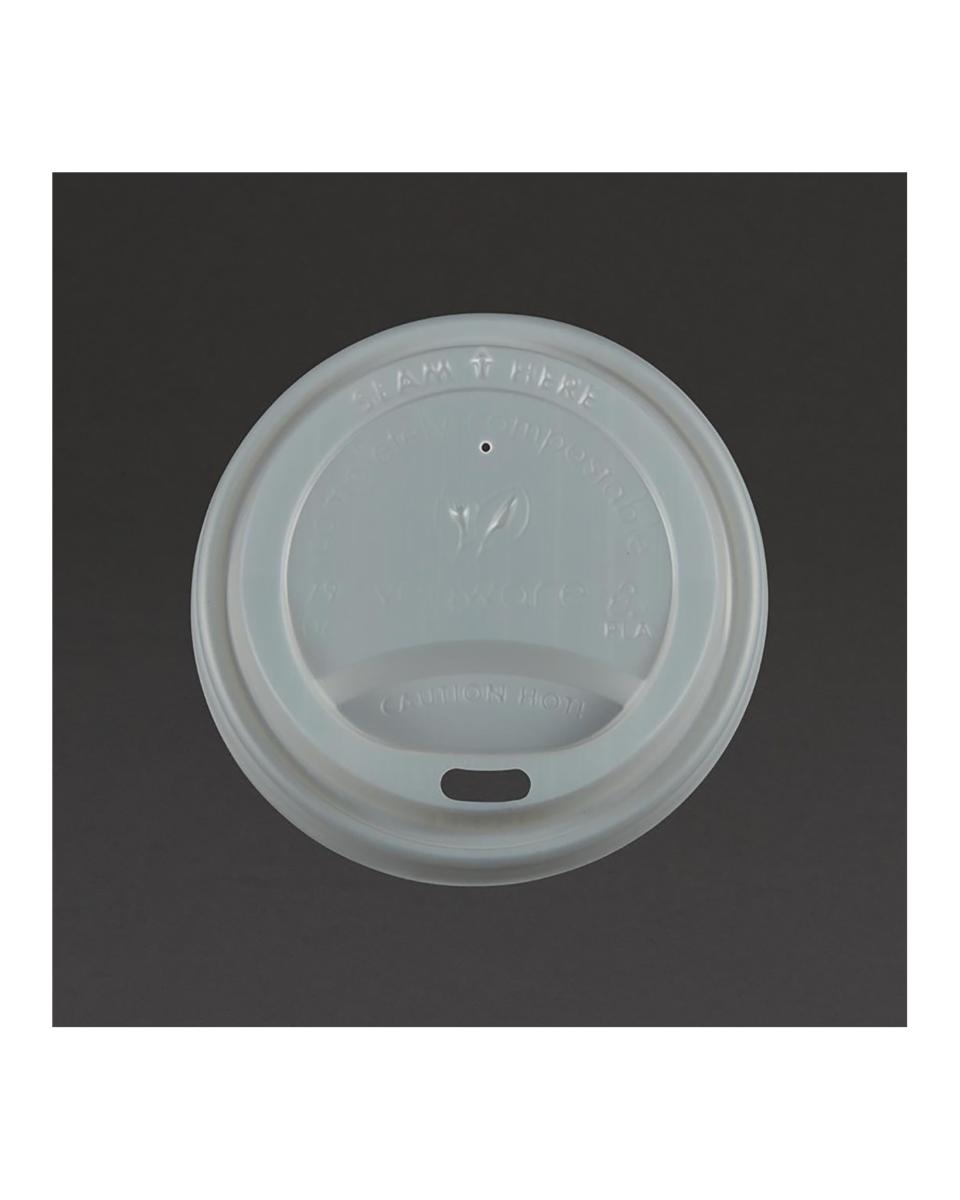 Couvercle gobelet - 1000 pièces - Ø 7,9 x H 1 CM - Vegware - GH024