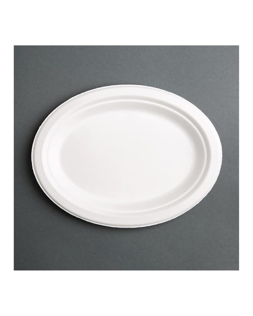 Assiettes jetables - 50 pièces - H 1,95 x 19,8 CM - Vert Fiesta - FC534