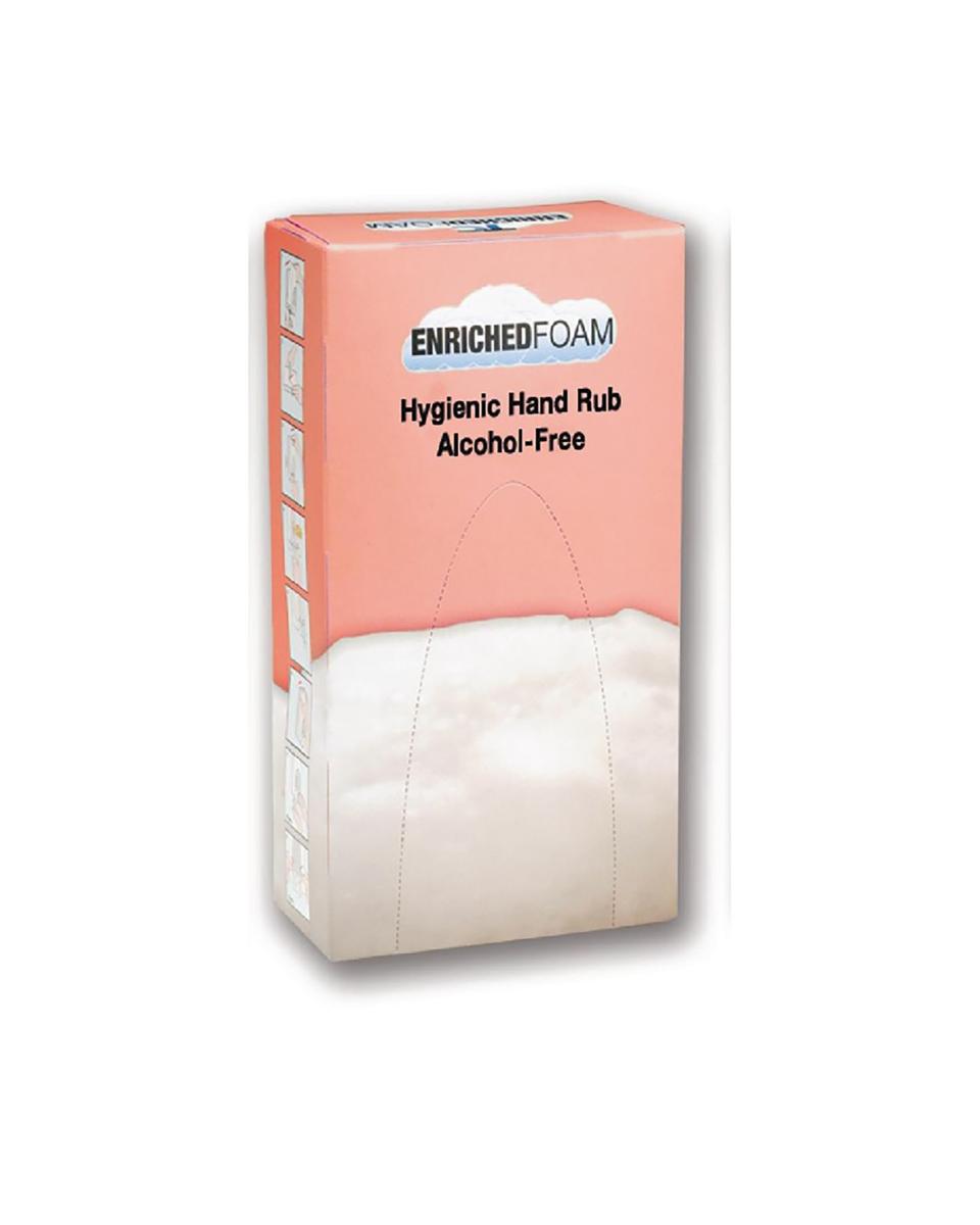 Recharge nettoyant mains - Mousse - 75% alcool - 6 pièces - H 2.1001 x 0.57 x 1.1001 CM - Rubbermaid - FN391