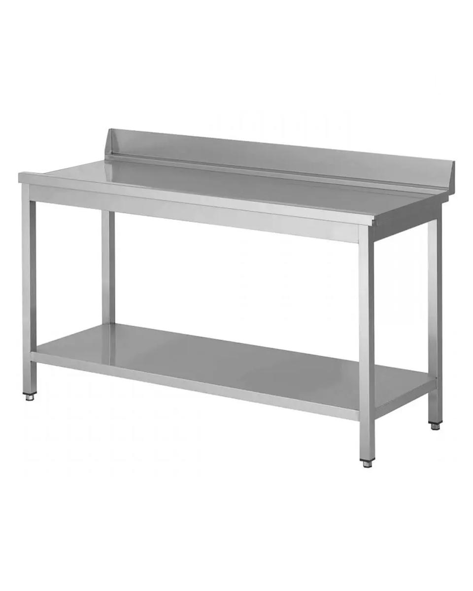 Table d'égouttage inox - Droite du lave-vaisselle - Avec socle - Avec rebord surélevé - G-Line