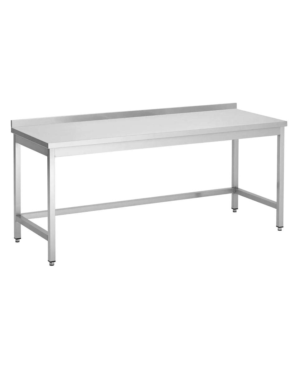 Table de Travail Inox - Sans Piètement - Rebord Plat 4 CM - G-Line