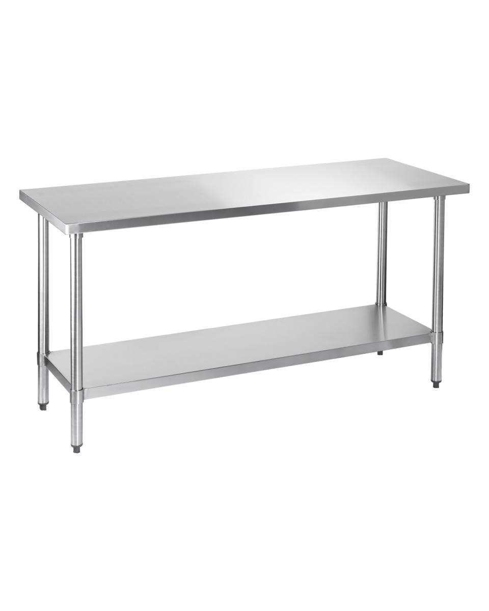 Table de travail en inox - Démontable - Avec piètement - G-Line