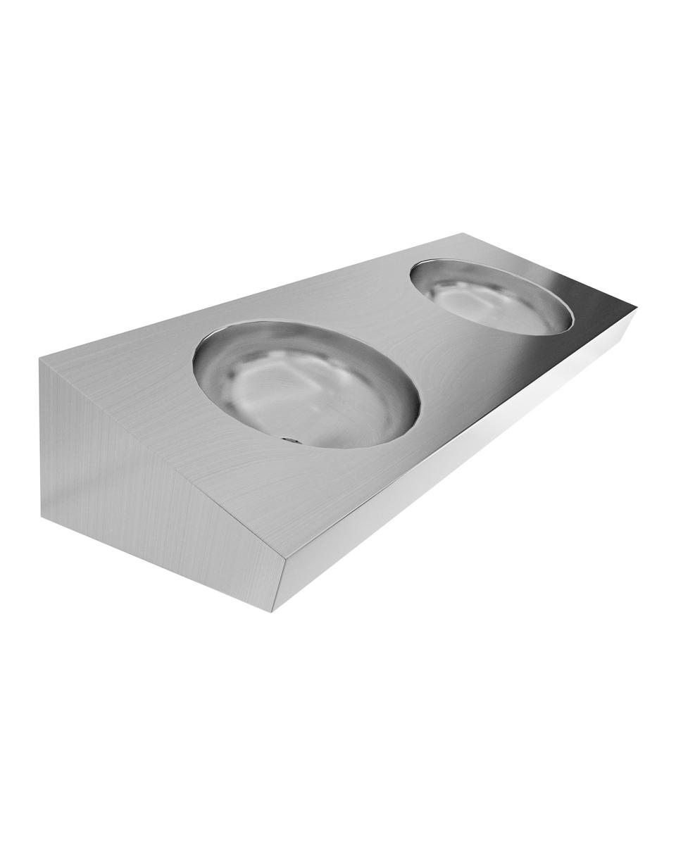 Évier lave-mains - Inox - Récipients ronds - G-Line