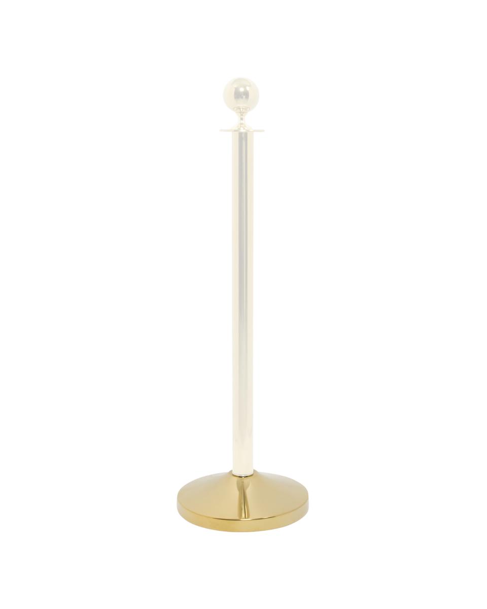 Piédestal - Poteau de barrière - Or - Inox - Ø15 - Securit