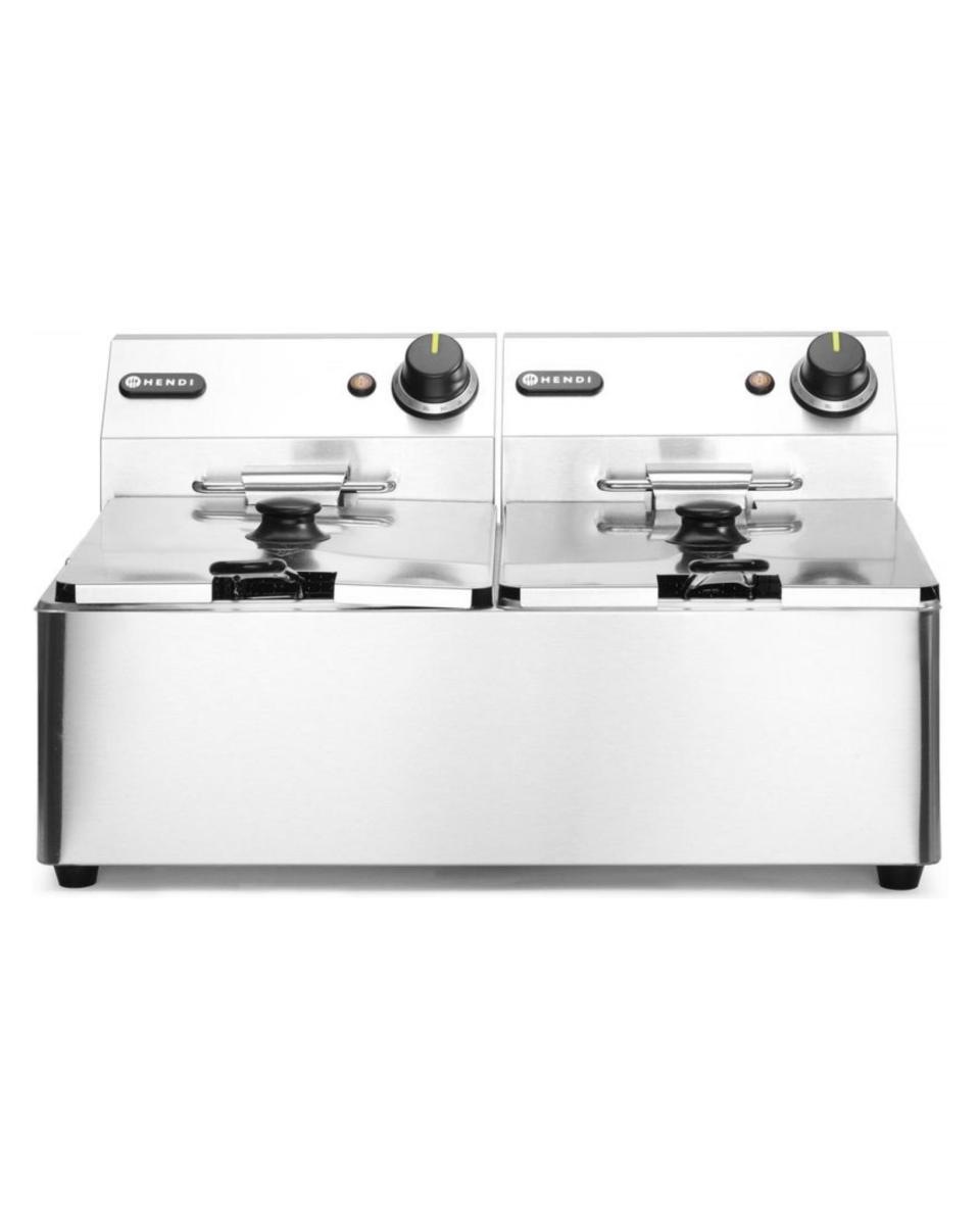 Friteuse Blue Line - 2 x 6 litres - Hendi - 205853