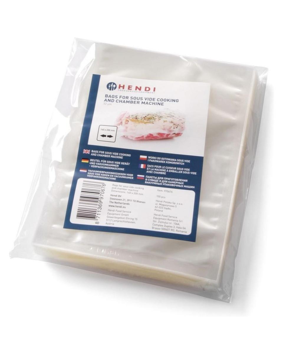 Sacs cuisson sous vide - 16 x 23 CM - Hendi - 970652