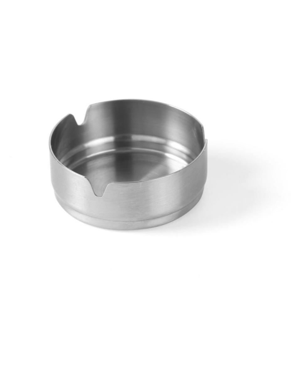 Cendrier - Kitchen Line - Ø 8 cm - Inox - Hendi - 440872