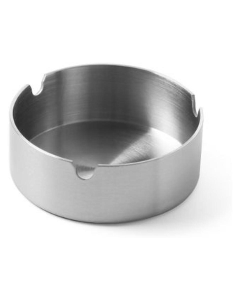 Cendrier - Profi Line - Ø 7,5 cm - Acier Inoxydable - Hendi - 440803