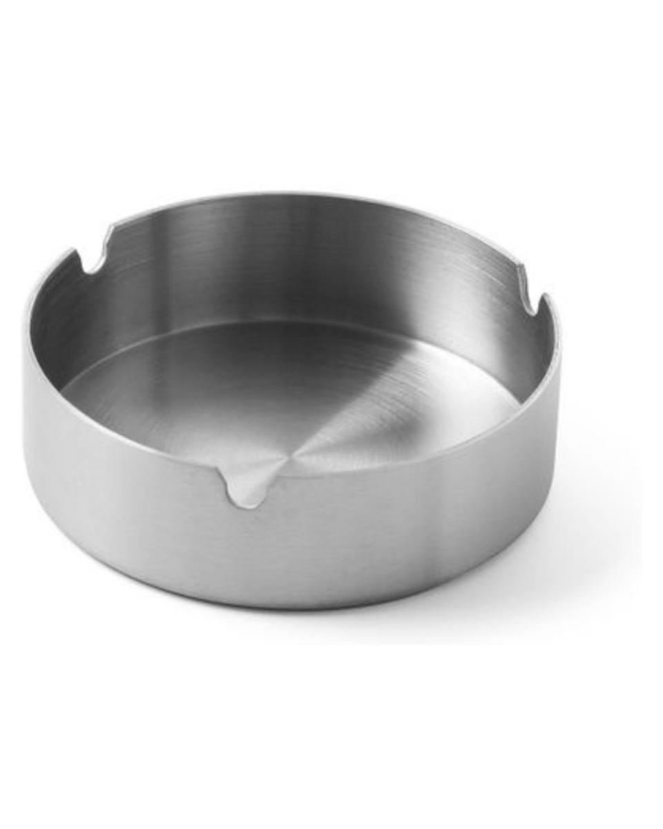 Cendrier - Profi Line - Ø 9,5 cm - Acier Inoxydable - Hendi - 440858
