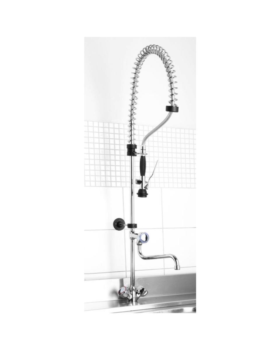 Robinet avec Douchette de Rinçage - 28 CM - Hendi - 970515