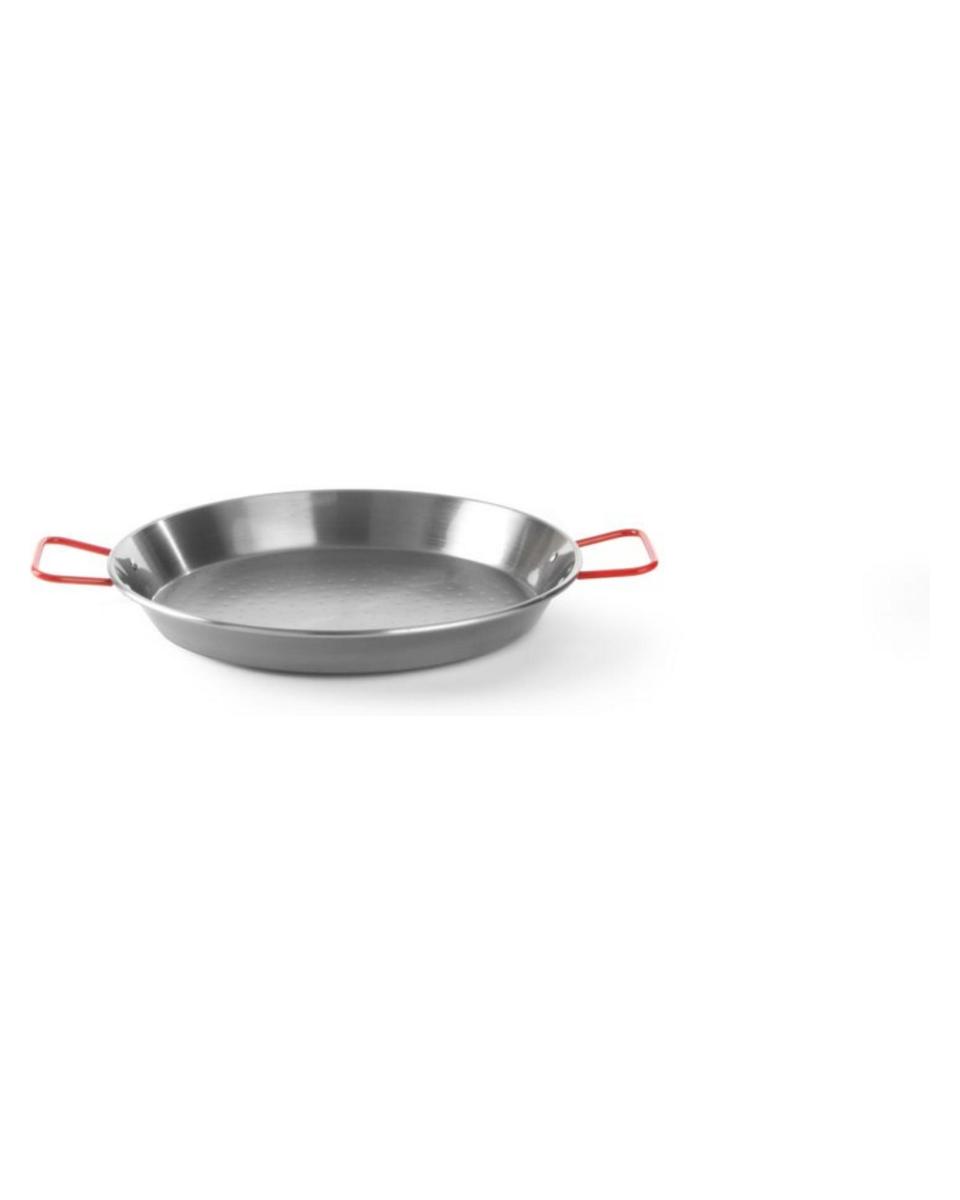 Poêle à paella - Tôle d'acier - H 4 X 34 X 44,5 CM - Hendi - 622100