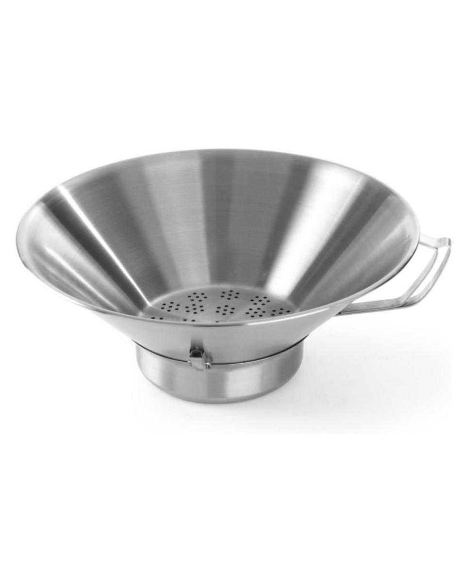 Bac à frites - inox - Ø41 cm - Hendi - 630808