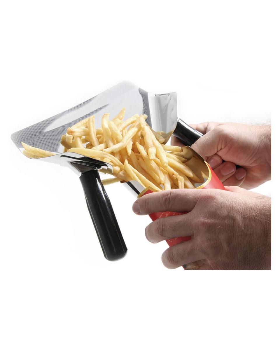 Pelle à garniture pour frites - inox - Hendi - 642559
