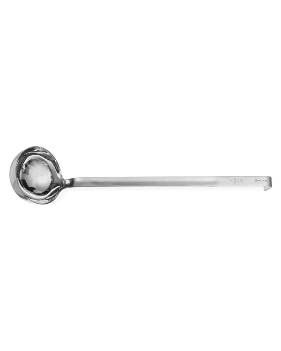 Cuillère de service - inox - Bord anti-goutte - Ø12 cm - Profi Line - Hendi - 540503