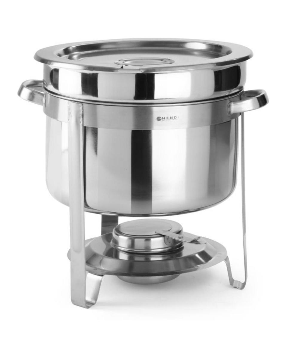 Chafing dish à soupe - Economique - 8 litres - inox - Hendi - 472507