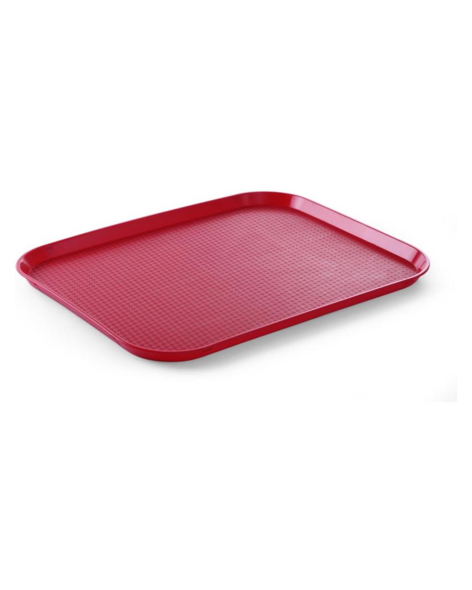 Plateaux fast food - Grand - Rouge - Hendi - 878811