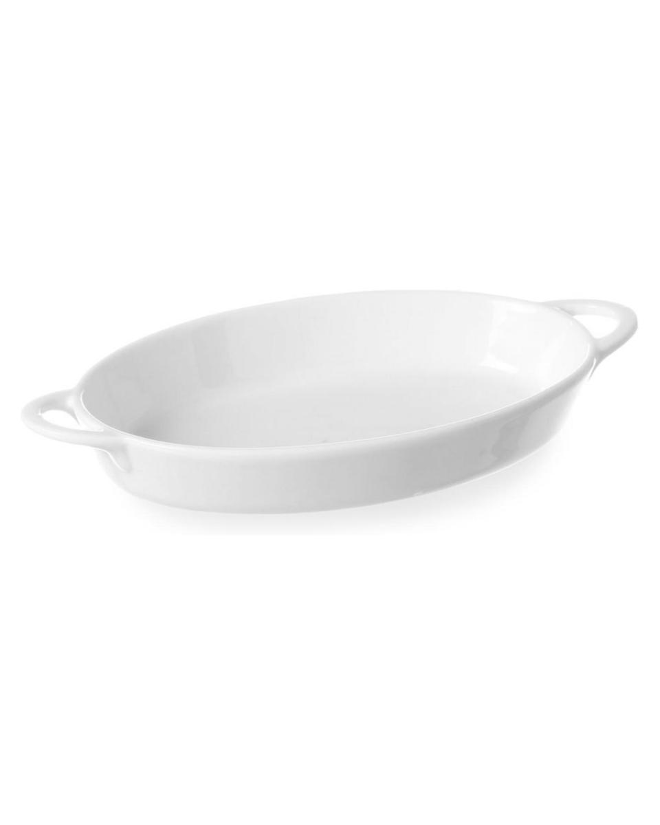 Plat à four - 6 pièces - 16,5 X 10,5 CM - Blanc - Porcelaine - Hendi - 784006