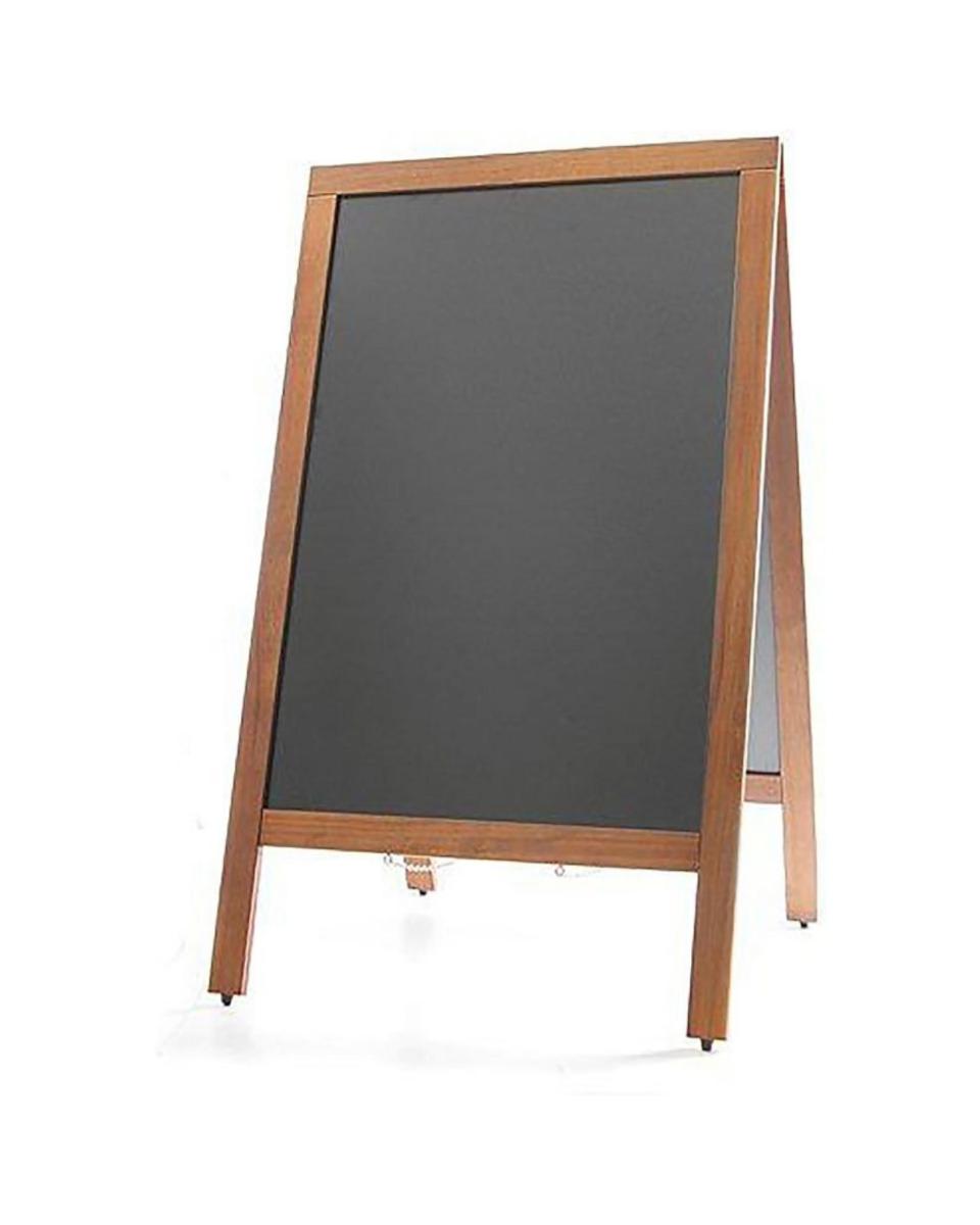 Panneau de trottoir craie - 70 X 120 cm - Noir - Hendi - 664018