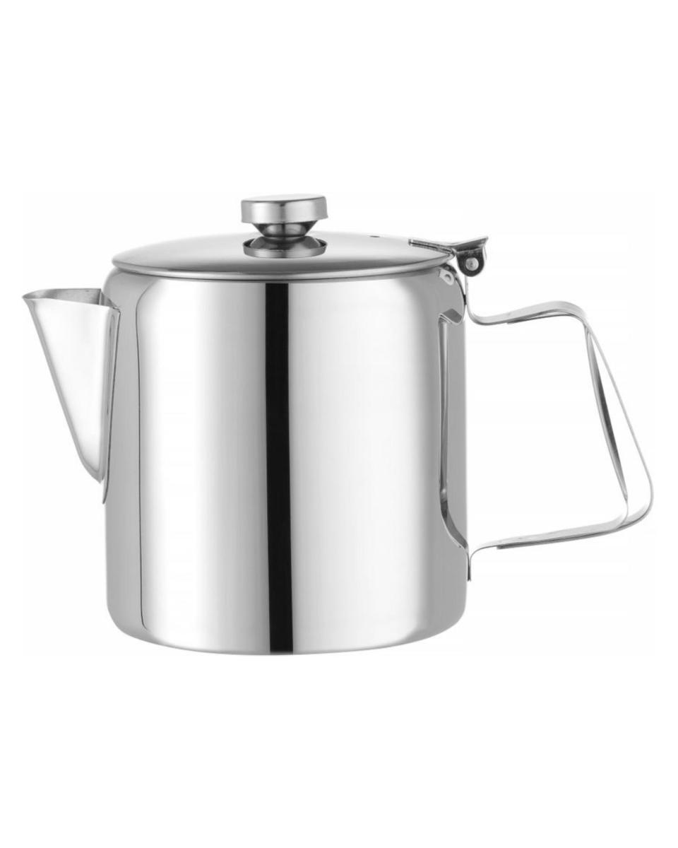 Carafes à café/thé avec couvercle - 1,5 litre - Acier inoxydable - Hendi - 453308