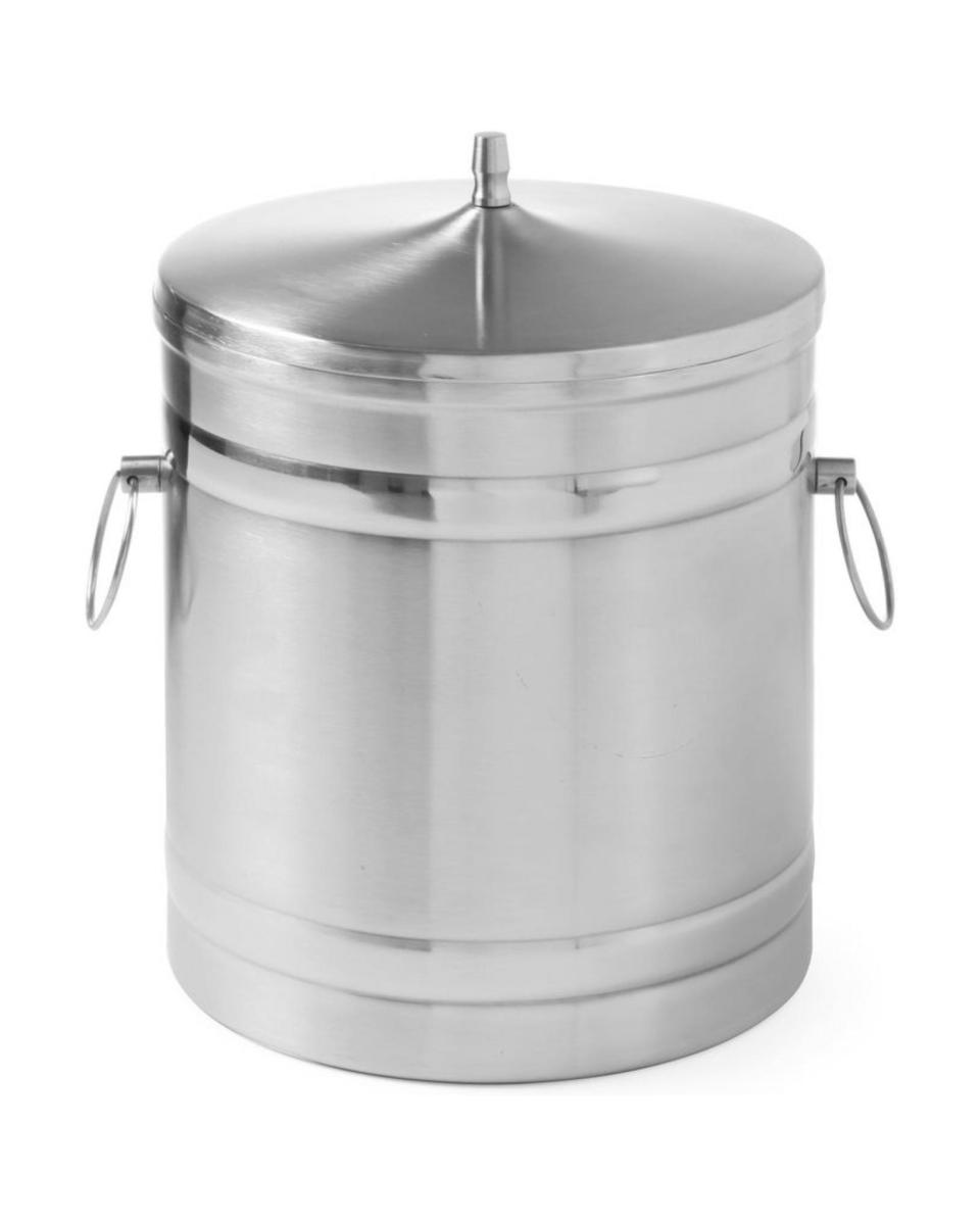 Seau à glace Double paroi - Inox - Hendi - 594704