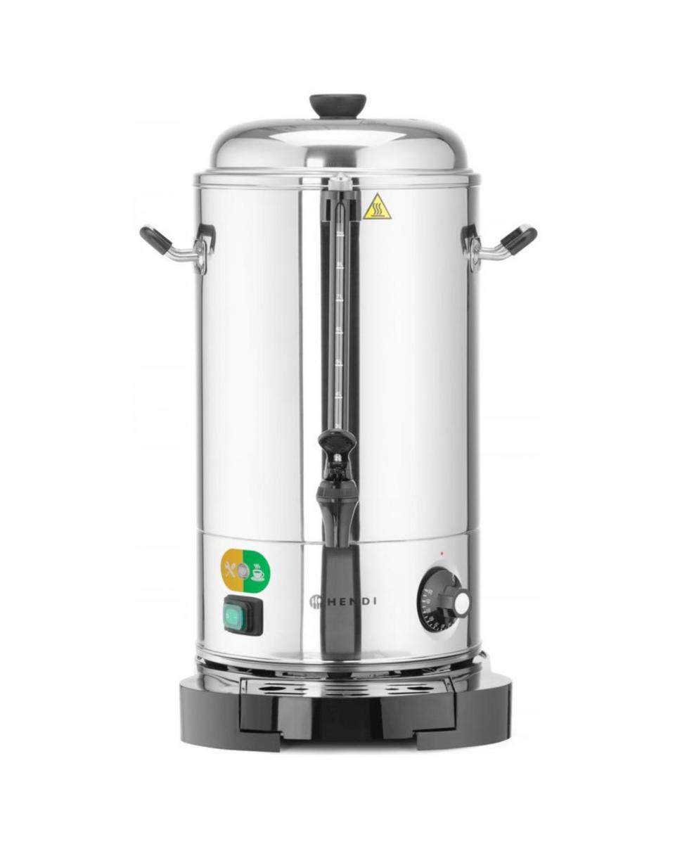 Bouilloire boissons chaudes - 9 litres - Double paroi - Hendi - 211403