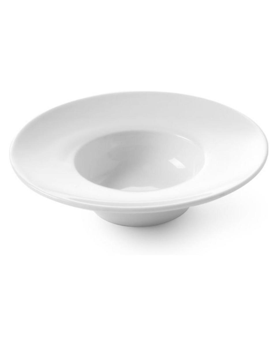 Plat à tapas - 2 pièces - Plato - Ø 10 CM - 6 pièces - Blanc - Porcelaine - Hendi - 784426
