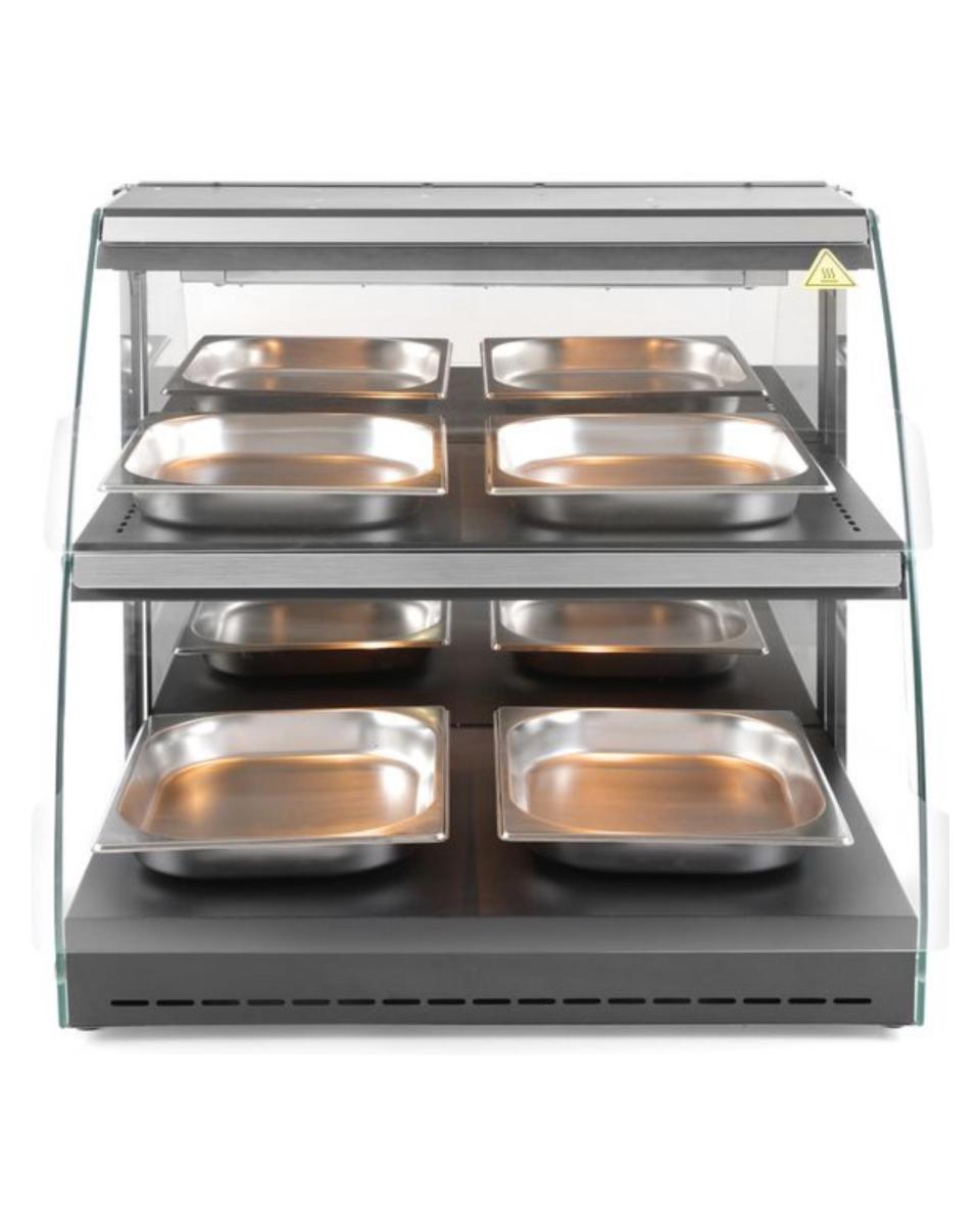 Vitrine chauffante - Quartz Bicouche - Hendi - 233962