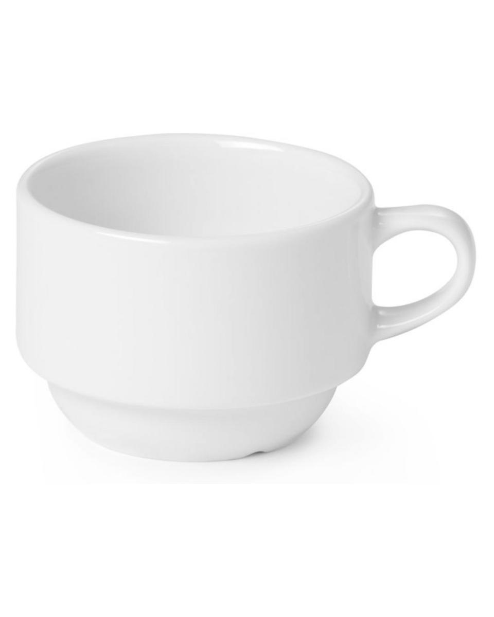 Tasse - 12 pièces - Delta - Porcelaine - 8 CM - Hendi - 799130
