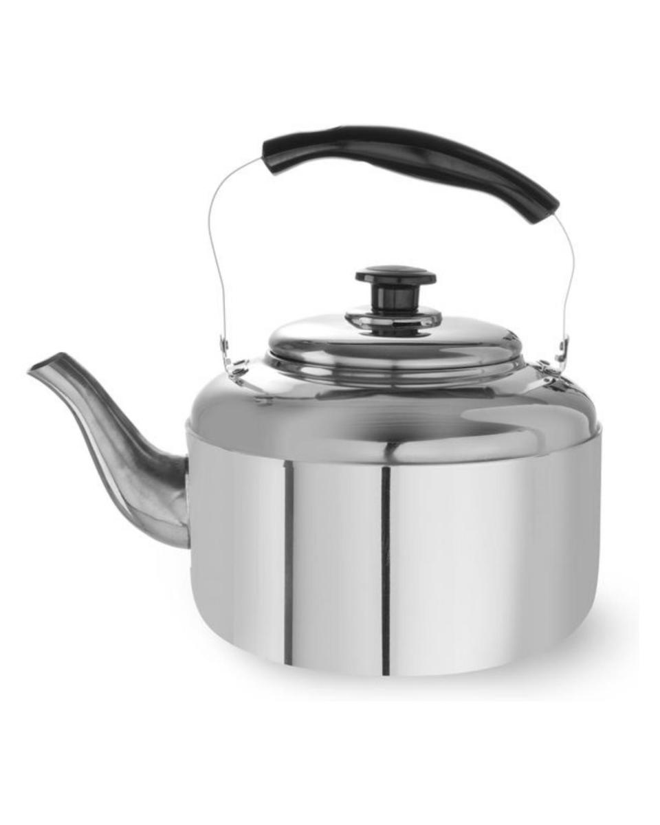 Bouilloire - avec couvercle - inox - H 29 X 24.5 X CM - Hendi - 624302