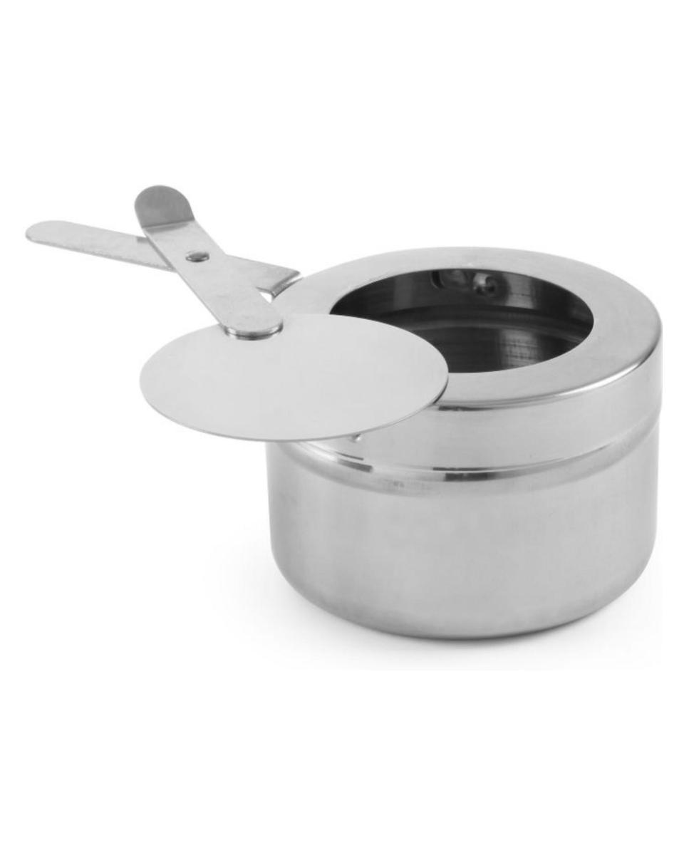 Support pour bidon de pâte combustible - Inox - H 6 X 9 CM - Hendi - 470527