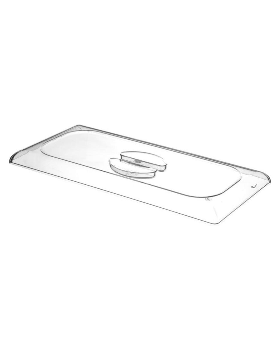 Couvercle bac à glace polycarbonate - Polycarbonate - 16.5 X 36 CM - Hendi - 807088