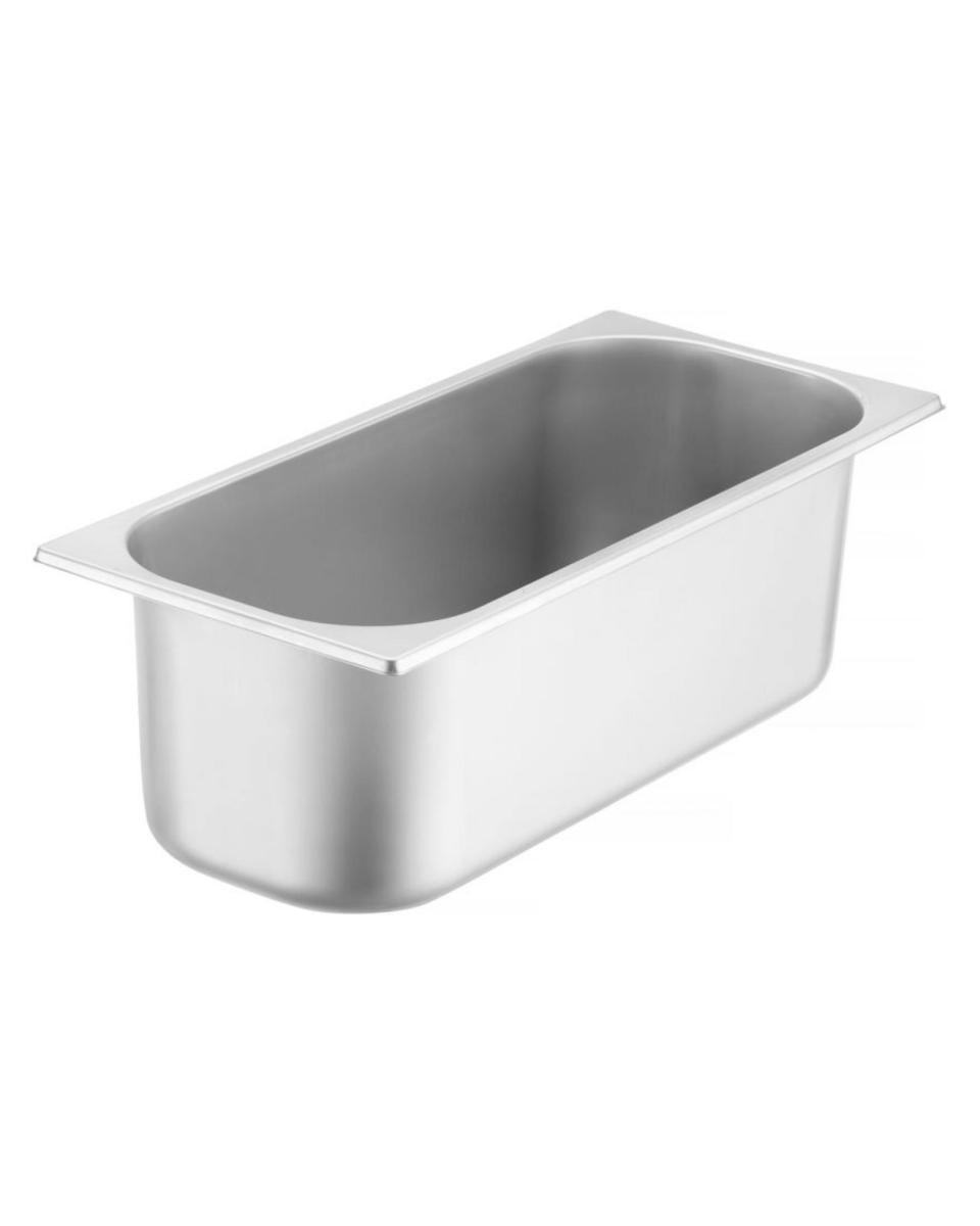 Bac à glace Kitchen Line - Inox - H 12 X 16.5 X 36 CM - Hendi - 807019