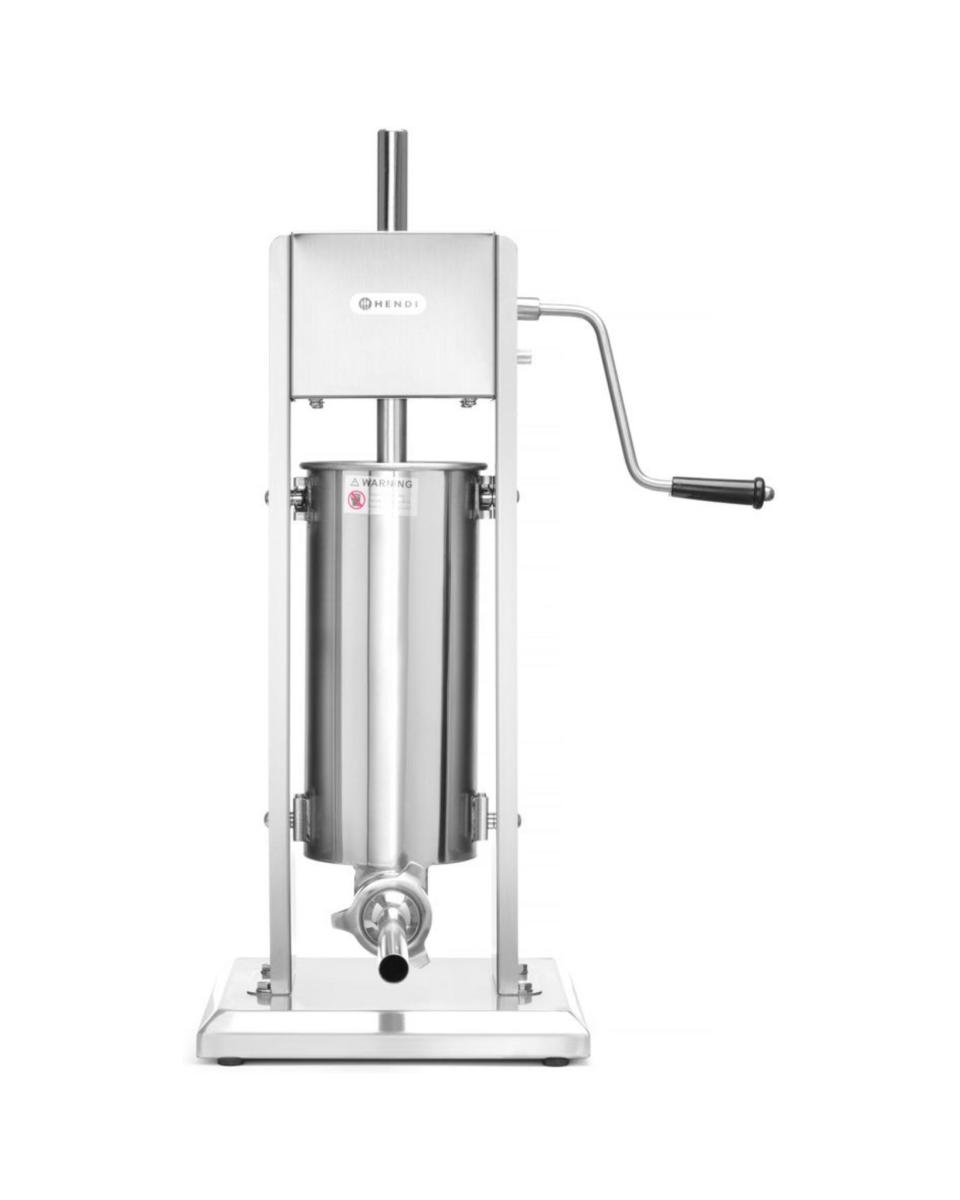 Machine à remplir les saucisses Profi Line - Inox - H 69 X 34 X 30 CM - Hendi - 282588