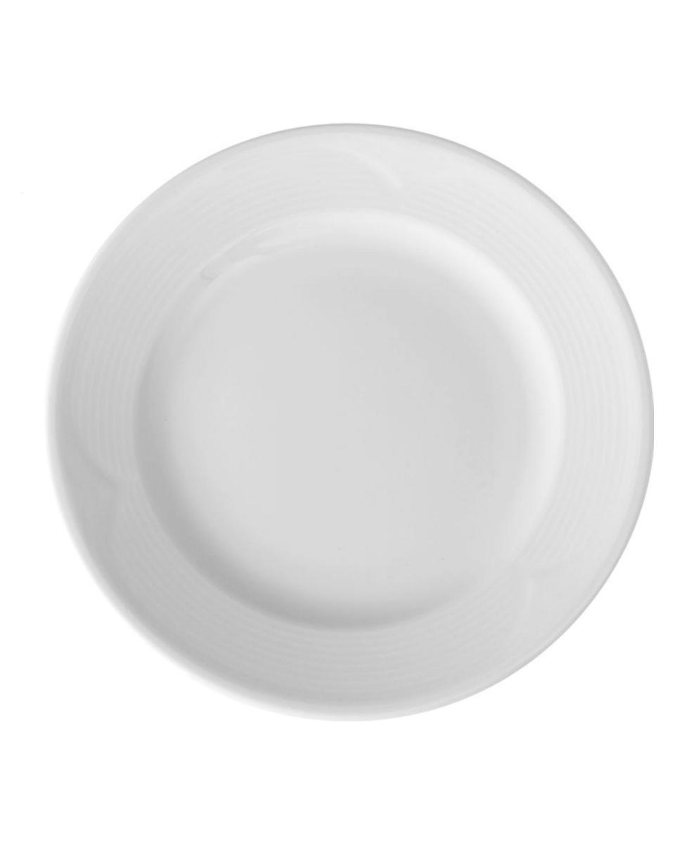 Assiette plate - 6 pièces - Porcelaine - 28 CM - Hendi - 794340